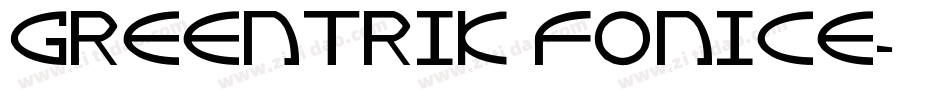 Greentrik fonice字体转换